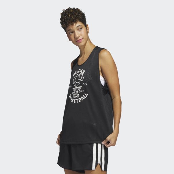 Adidas Select Jersey Débardeur Blanc