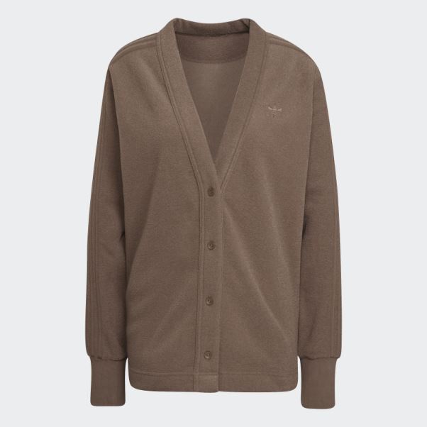 Cardigan Adidas Winterease Marron Trace