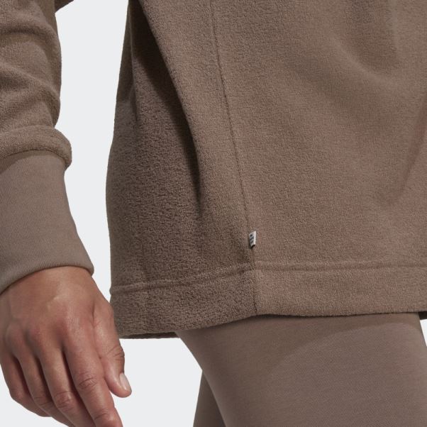 Cardigan Adidas Winterease Marron Trace