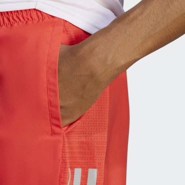Posséder Le Short De Course Adidas Rouge