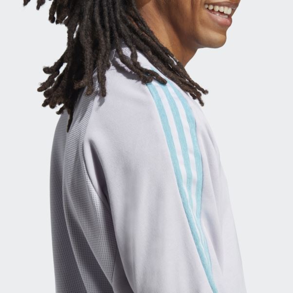 Tiro Pull Ras Du Cou (neutre) Argent Aube Adidas