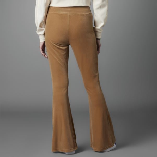 Legging évasé Adidas Adicolor 70s Desert Marron
