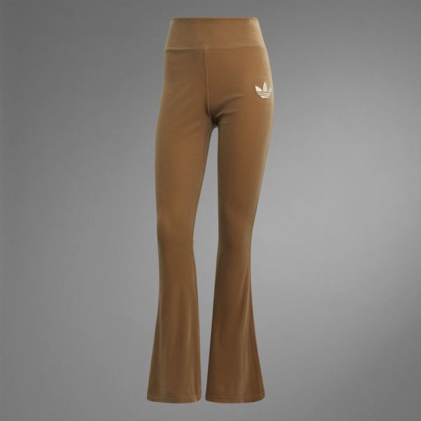 Adicolor Heritage Now Leggings évasés Désert Marron Adidas