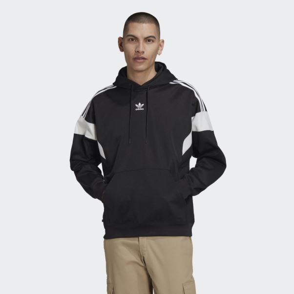 Sweat à Capuche Adidas Adicolor Originals Challenger Noir