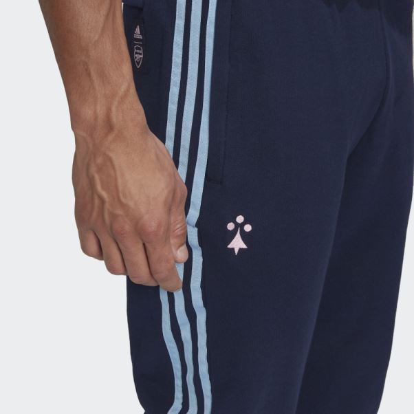 Arsenal Lifestyler Pantalon De Survêtement En Coton épais Bleu Marine Adidas