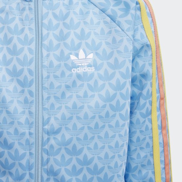 Survêtement Imprimé Monogramme Adidas Bleu