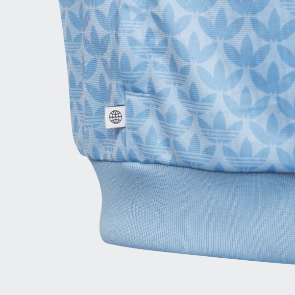 Survêtement Imprimé Monogramme Adidas Bleu