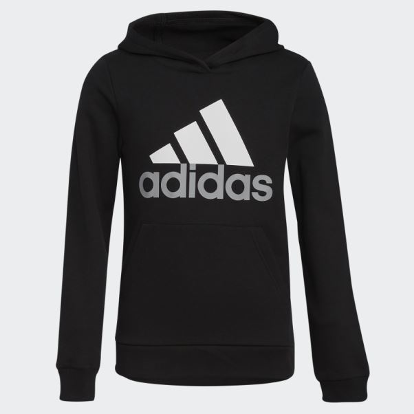 Sweat à Capuche Essentiel (taille Allongée) Adidas Noir