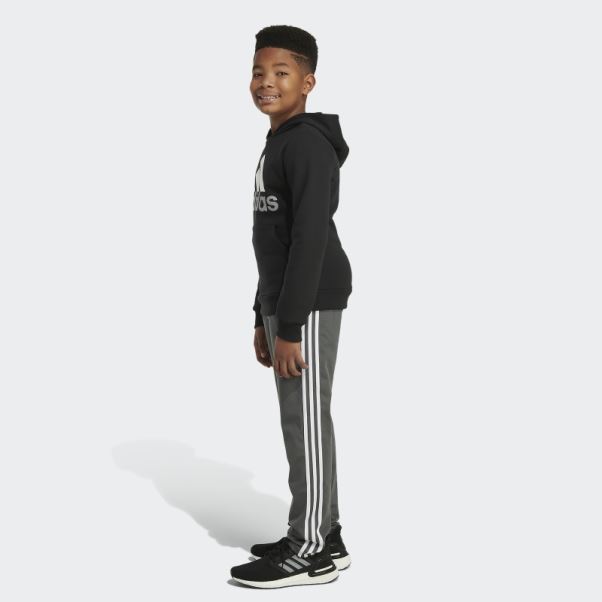 Sweat à Capuche Essentiel (taille Allongée) Adidas Noir
