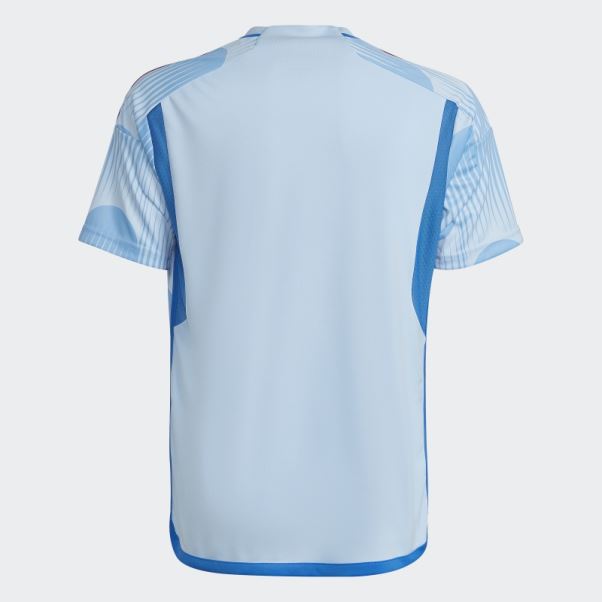 Maillot Adidas Espagne 22 Extérieur Lueur Bleu