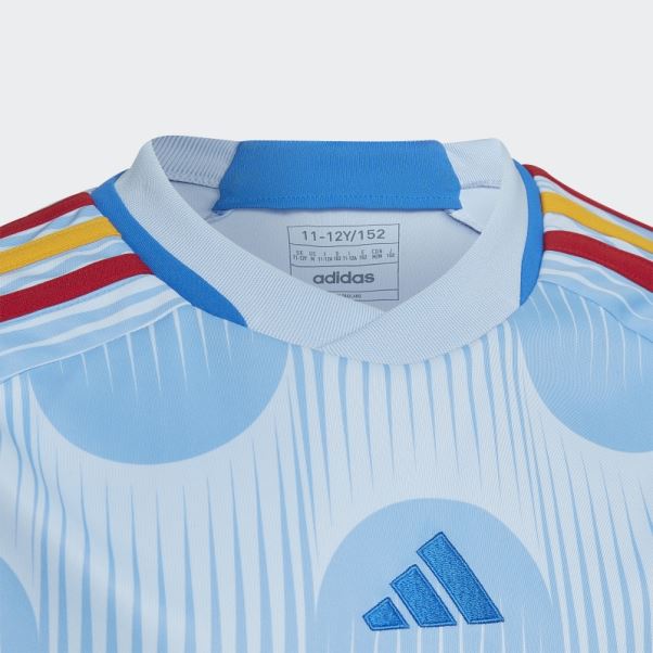 Maillot Adidas Espagne 22 Extérieur Lueur Bleu
