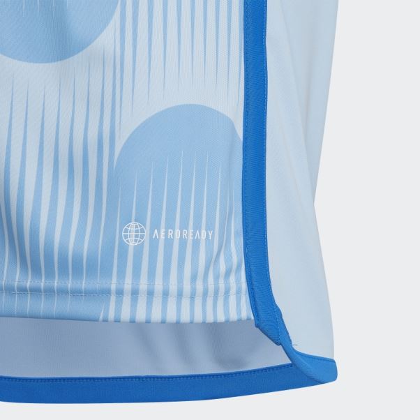 Maillot Adidas Espagne 22 Extérieur Lueur Bleu