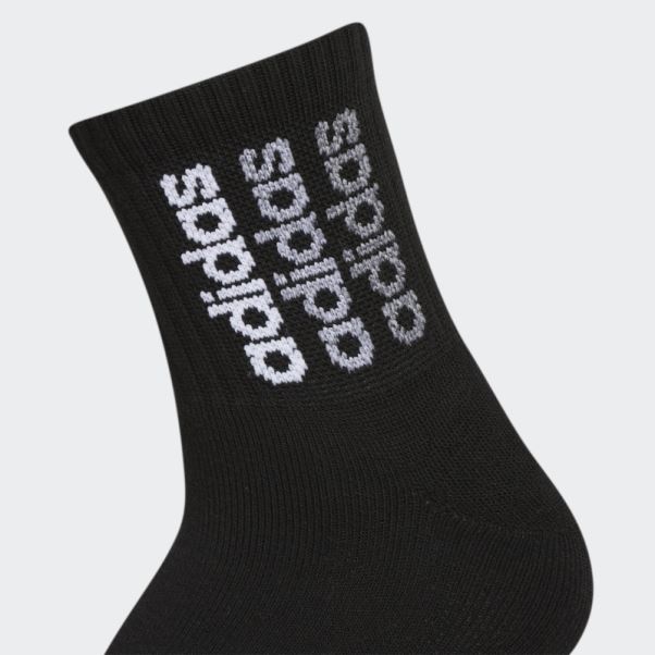 3 Paires De Chaussettes Montantes Wmspt Step 2 Noires Adidas