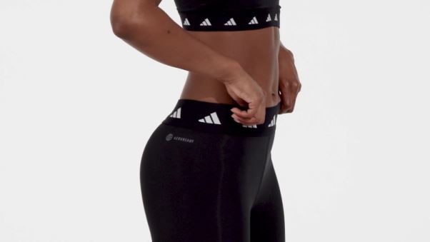 Legging Techfit 3 Bandes Noir Adidas