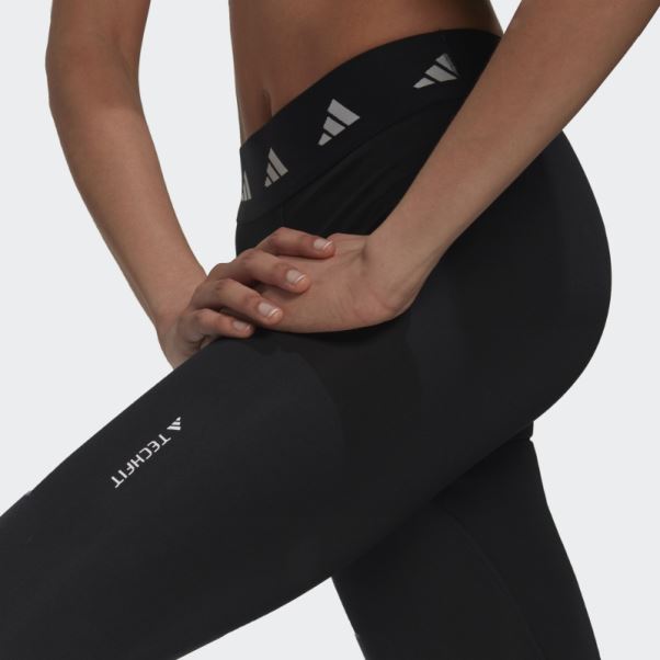 Legging Techfit 3 Bandes Noir Adidas