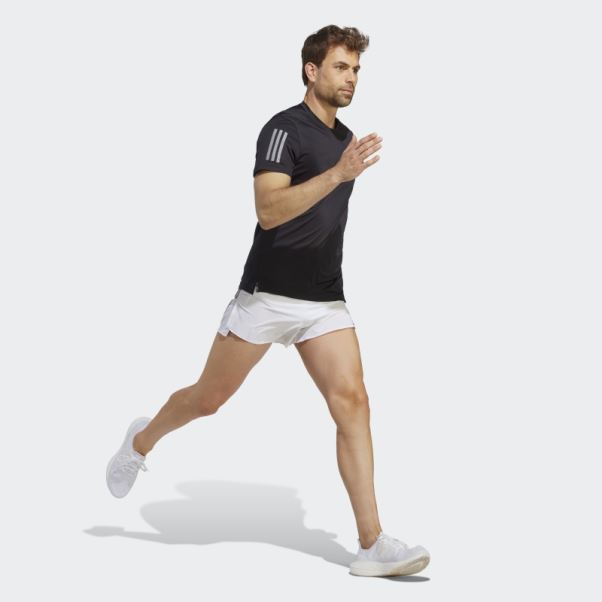 Adidas Short Fendu Adizero Noir