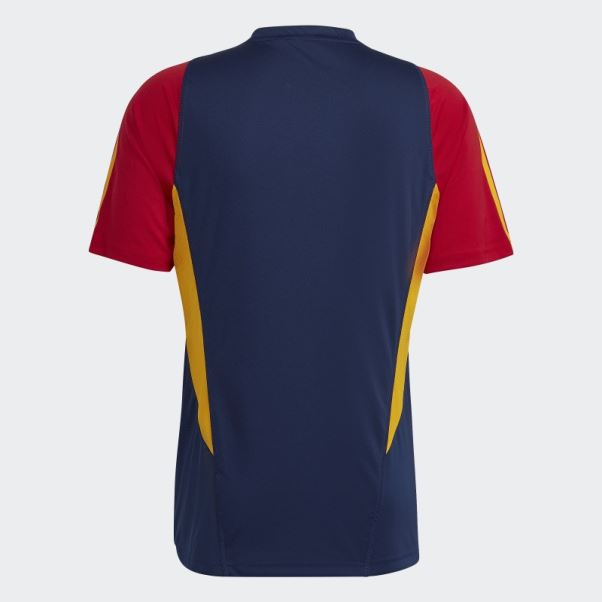 Adidas Maillot D'entrainement Espagne Tiro Bleu Marine