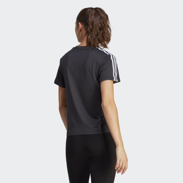 Aeroready Train Essentials 3-stripes T-shirt Adidas Noir