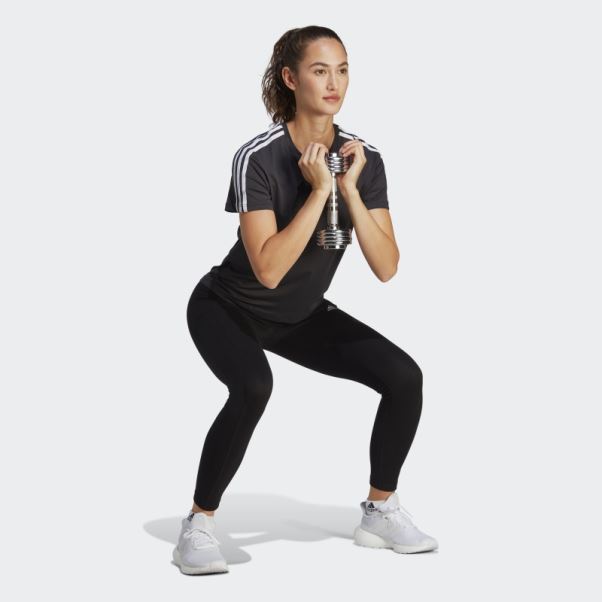 Aeroready Train Essentials 3-stripes T-shirt Adidas Noir