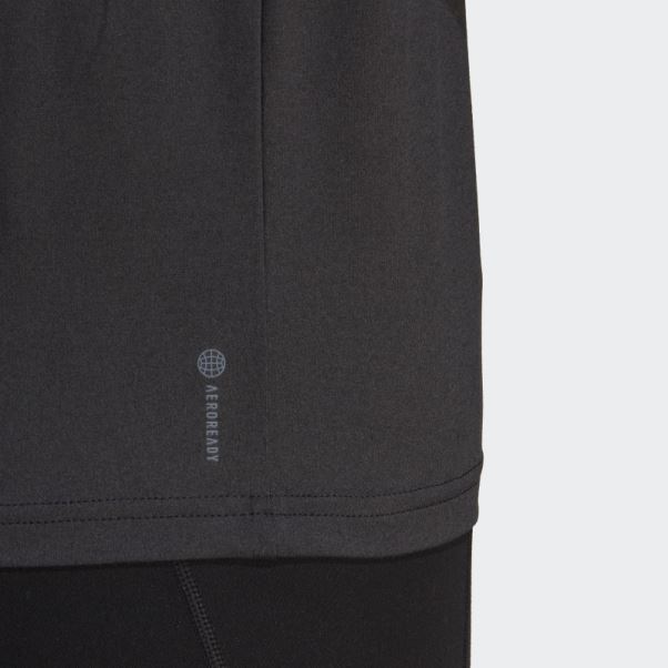 Aeroready Train Essentials 3-stripes T-shirt Adidas Noir
