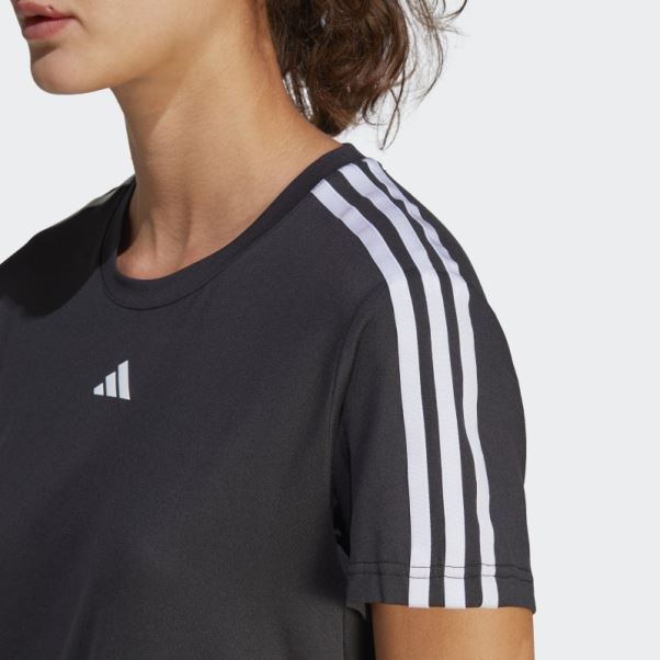 Aeroready Train Essentials 3-stripes T-shirt Adidas Noir