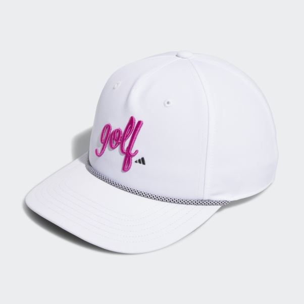 Casquette De Golf Cinq Panneaux Blanc Adidas