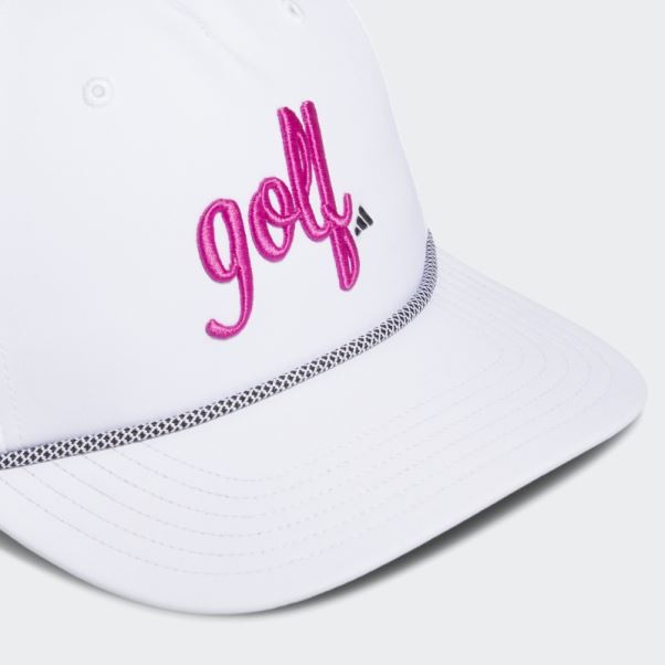 Casquette De Golf Cinq Panneaux Blanc Adidas