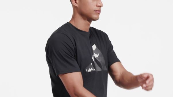 T-shirt D'entraînement à Logo Saisonnier Adidas Train Essentials Noir
