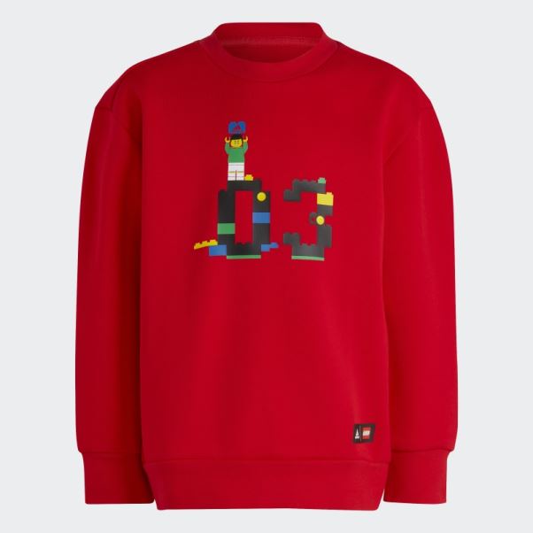 Ensemble Sweat Et Pantalon Adidas X Classic Lego Crew Rouge Fashion