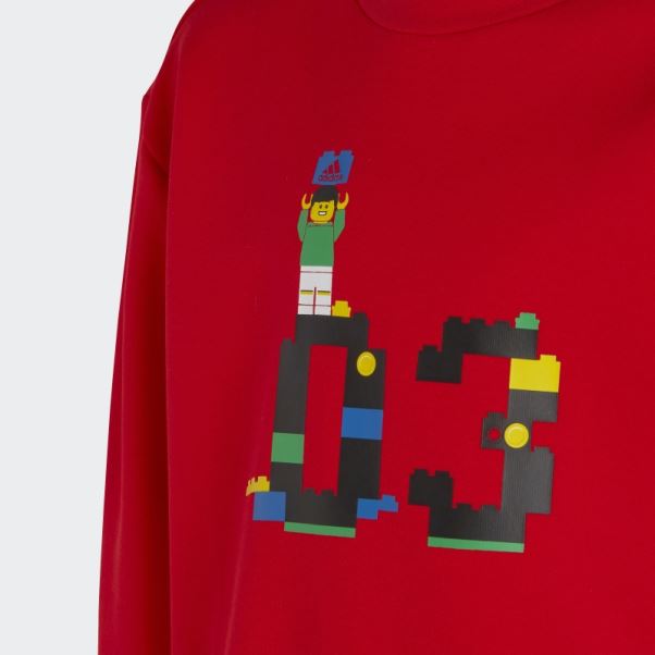 Ensemble Sweat Et Pantalon Adidas X Classic Lego Crew Rouge Fashion