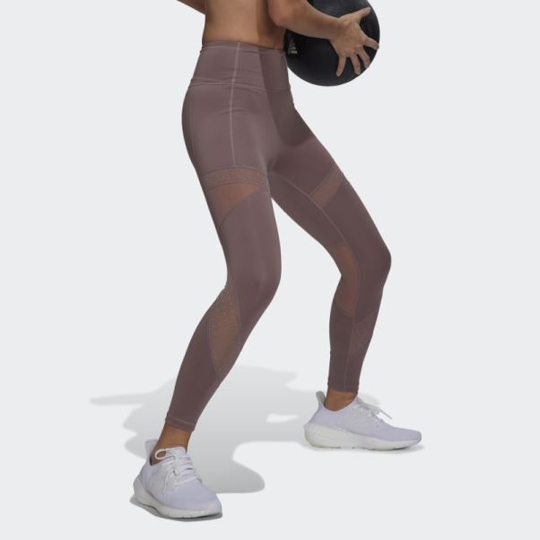 Legging Adidas Circuit Taille Haute 7/8 Violet