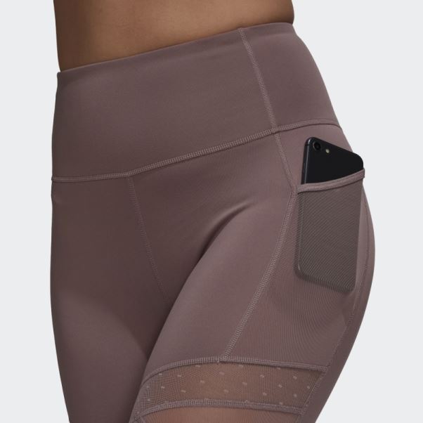 Legging Adidas Circuit Taille Haute 7/8 Violet