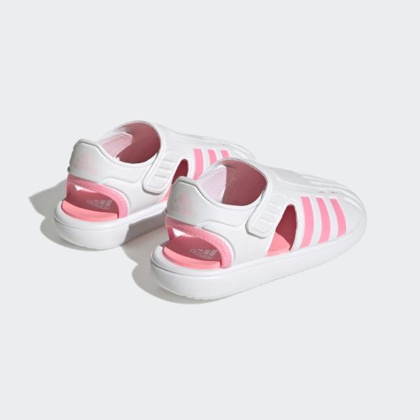 Sandales D'eau à Bout Fermé D'été Blanc Adidas