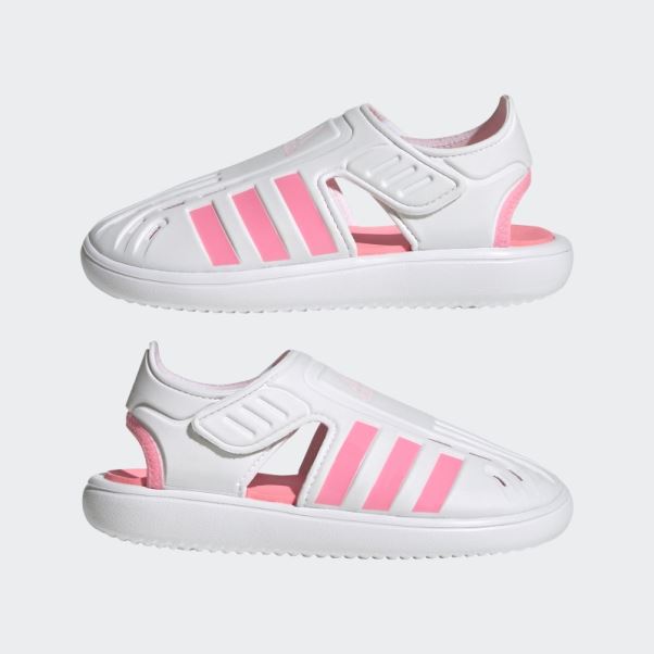 Sandales D'eau à Bout Fermé D'été Blanc Adidas