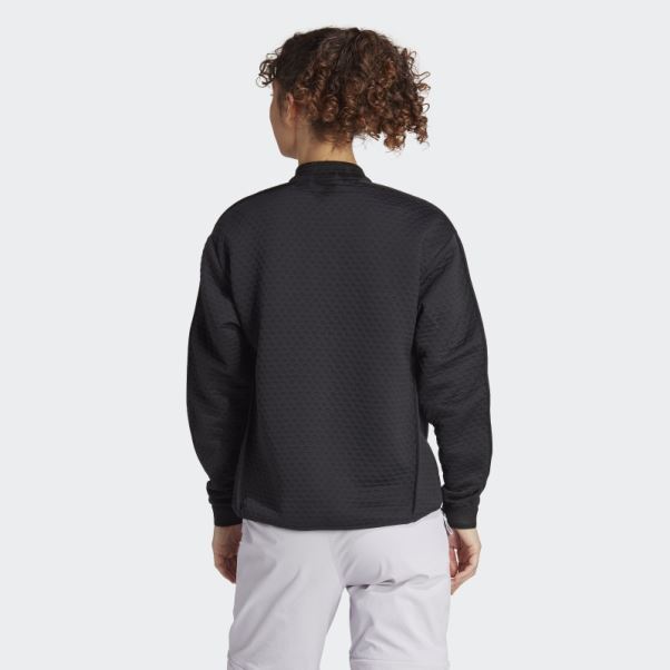Veste Polaire Demi-zip Terrex Utilitas Adidas Noir