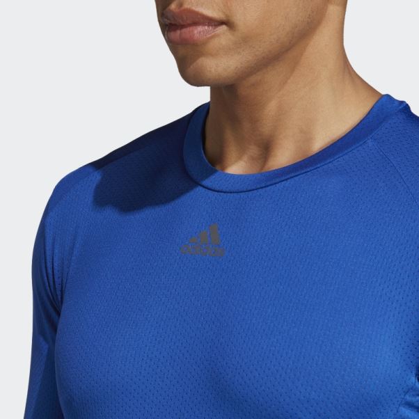 T-shirt D'entraînement à Manches Longues Hiit Bleu Royal Adidas