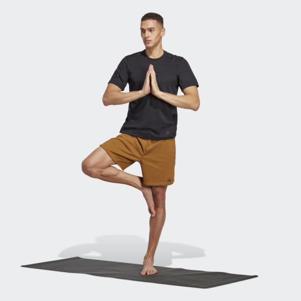 T-shirt D'entraînement De Base De Yoga Adidas Noir