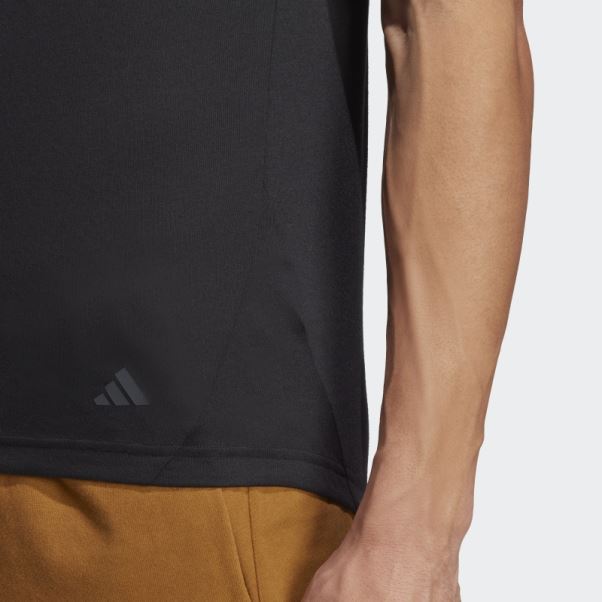 T-shirt D'entraînement De Base De Yoga Adidas Noir