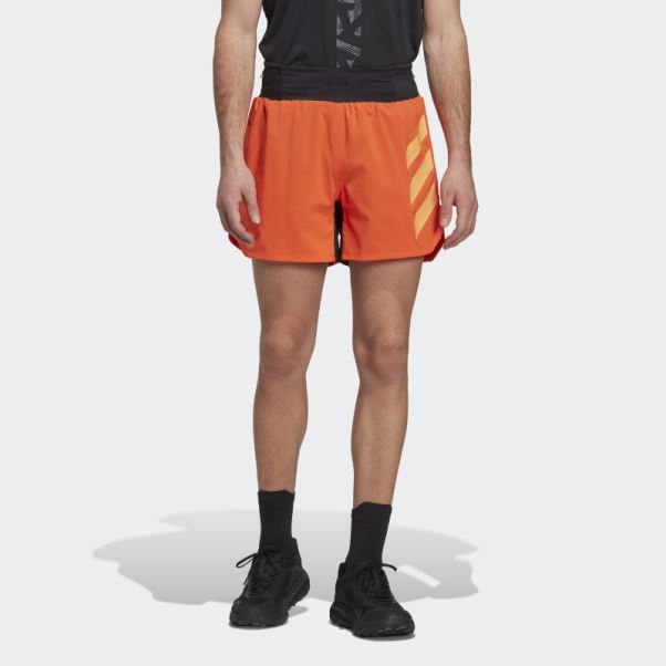 Short De Trail Running Adidas Terrex Agravic Orange