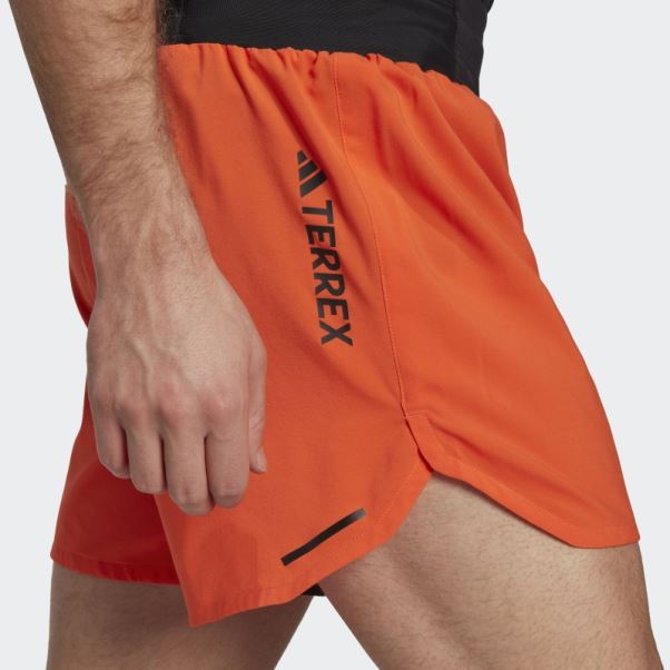 Short De Trail Running Adidas Terrex Agravic Orange