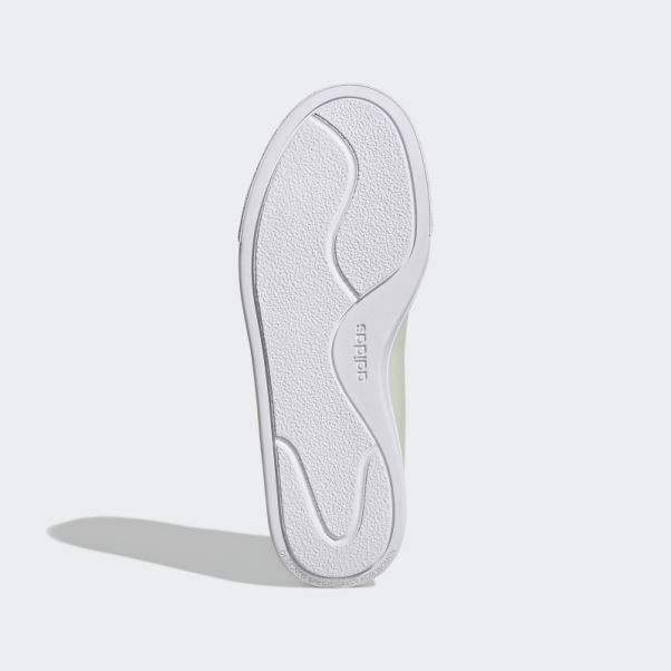 Chaussures Adidas Court Platform Cln Vertes