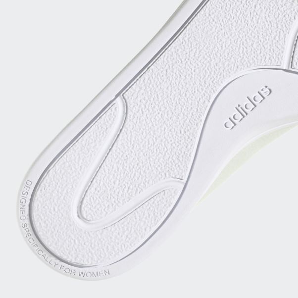 Chaussures Adidas Court Platform Cln Vertes
