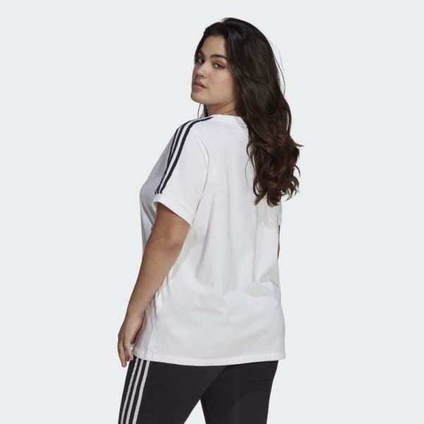 Adicolor Classics 3-stripes T-shirt (grande Taille) Adidas Blanc