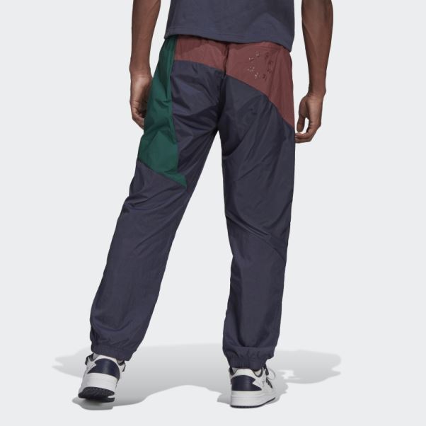 Adidas Pantalon De Survêtement Bleu Marine Adicolor Colorblock