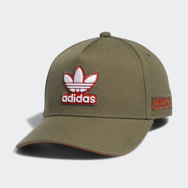 Casquette Adidas A-frame Snapback Olive Forte