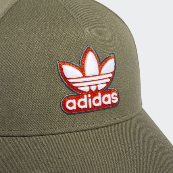 Casquette Adidas A-frame Snapback Olive Forte