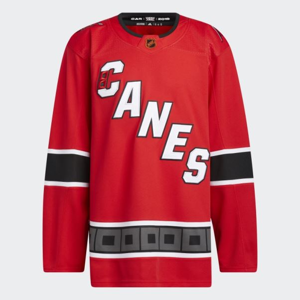 Hurricanes Authentique Reverse Retro Wordmark Maillot Adidas Rouge