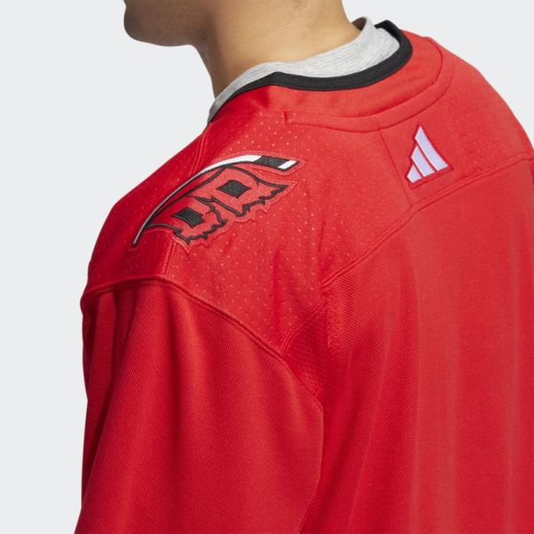 Hurricanes Authentique Reverse Retro Wordmark Maillot Adidas Rouge