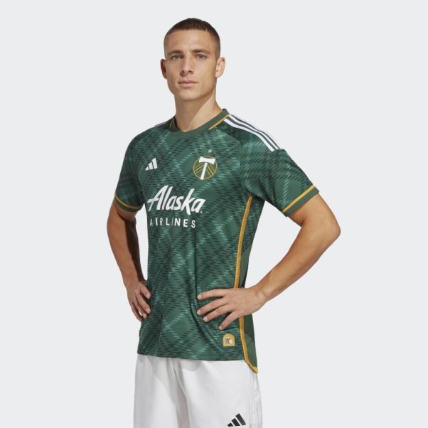 Adidas Tech Forest Portland Timbers 23/24 Maillot Domicile Authentique