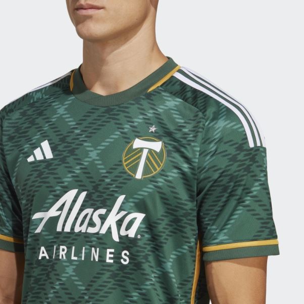 Adidas Tech Forest Portland Timbers 23/24 Maillot Domicile Authentique